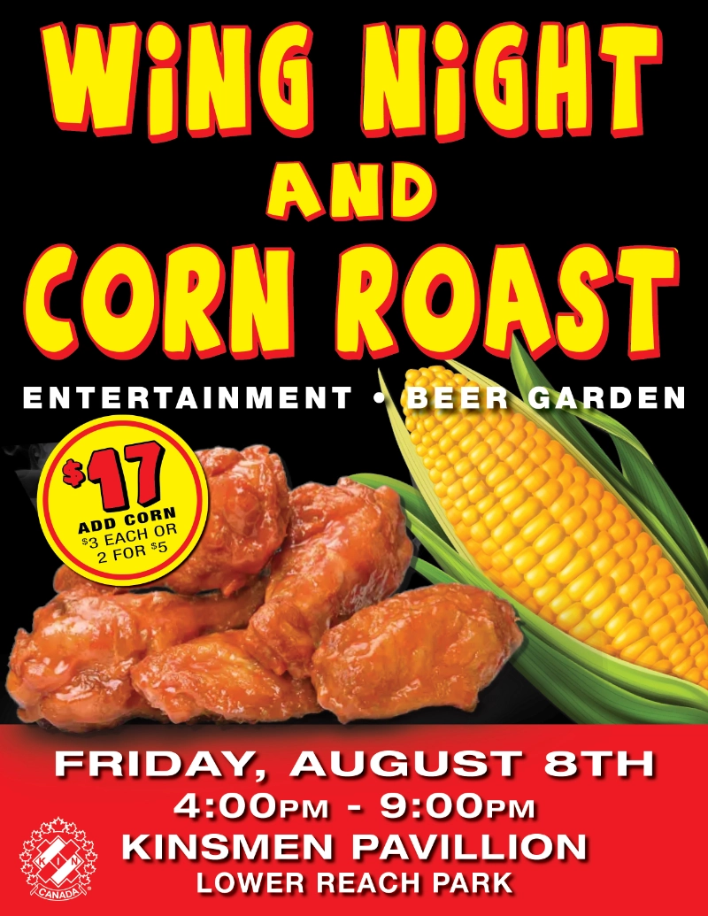 Wings and corn